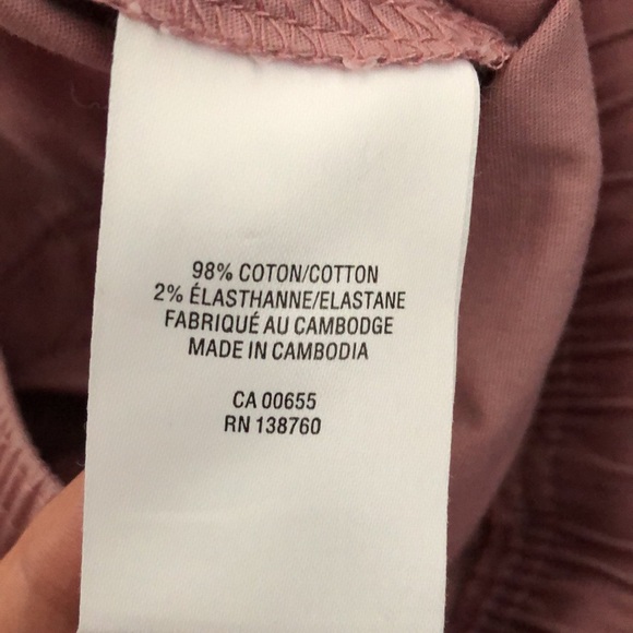 Reitmans Pink Cotton Pants - Picture 6 of 7